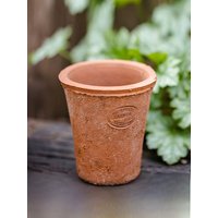 Red Clay Succulent Planters Small Flower Pots Creative Ceramic Vases Breathable Absorbent Concrete Roof Tile Pots Home Decor