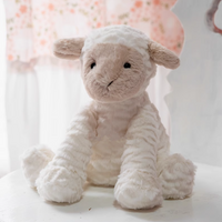 Cute Plush Toy Lamb Doll Children's Companion Soothing Doll Girl's Gift Aono Kids Brand Wave Little Sheep Plushie