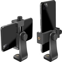 Universal 360 Degree Rotation Tripod Mount Adapter Mobile Phone Holder For iPhone Xiaomi Clip Bracket Smart Phone Tripods Stand