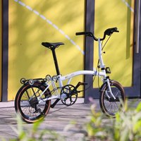 Litepro 16Inch External 9 Speed Folding Bicycle Trifold Bike Steel Frame Adult Portable Retro Folding Bicycle
