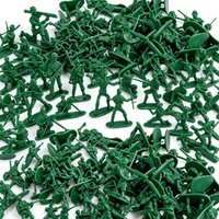 52pcs 5cm Green Military Tactical Soldier Miniatures - Army Model Figures for Collectors, Diorama Displays & Military Sand ZSY