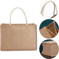 Creative Jute Beach Tote Bag Women Fashion Daily Shopping Bag Ladies Casual Beach Shopping Tote Handbags