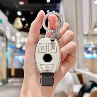 For Mercedes Benz A B C E R Class GLS GLA GLK GLC CLS CLA AMG W204 W205 W212 W463 W176 TPU Car Remote Key Case Cover Shell Fob