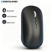 KEBIDUMEI 2.4G Wireless Mouse Bluetooth Mouse Ergonomic Rechargeable Dual-mode Mouse For MacBook Tablet Laptops Computer PC