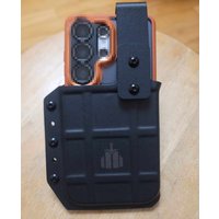 Tactical Mobile Phone Quick-Draw Holster K-Sheath Plate MOLLE System Waist-Mounted Outdoor Hunting Sports