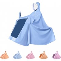 AliExpress DOACT Cycling Rain Poncho Electric Battery Cycle Raincoat Cycling Rain Poncho Long Full Body Reusable Rain Poncho Rain Poncho Raincoat