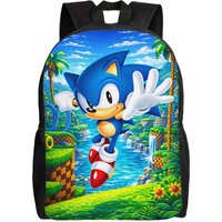 New Sonic 3D Printed Cartoon Backpack Sport Backpacks Boy Colorful Soft School Bags Streetwear Rucksack