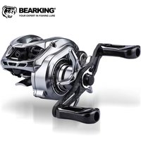 BEARKING-Moulinet Baitcasting en fibre de carbone, série Z192., 9BB, 135g, système de traînée légère, 4 1948, puissance maximale, rapport haute vitesse 7.1:1, tout neuf