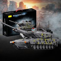 T-14 Main Battle Tank Building Blocks Puzzle Toys Armored Cars MOC Bricks KF51 Military Panzer 3D Model Adult Birthday Gifts DIY