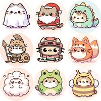 Folding Poppping Mobile Phone Holder Socket Anime Cat Попсокет Stand Grip Tok Phones Cell Accessories for iphone 16 Pro Max