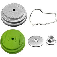 6Pcs Lithium Battery Lawn Mower Base Set Plastic And Aluminum Base Screw Washer Wire Ring Repair Tools Garden Trimmers Tools