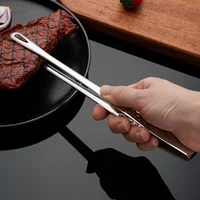304 Stainless Steel Food Clip, Extended Barbecue Tongs for Household & Grill Use