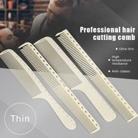 1Pcs Barber Comb Plastic Scale Laser Ruler Hair Comb Professional Hairdressing Comb Brushes Salon Hair Cutting Styling Tool
