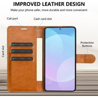 Wallet Magnetic Cap Flip Kickstand Leather Case For Xiaomi Redmi 15 15C 14C 13 13C 12 12C 10 10C 9 9A 9C 9T Shockproof Cover