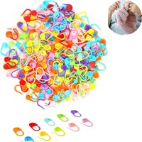 50/100Pcs Colorful Knitting Markers Crochet Clips Pins Bulk Stitch Markers Locking Stitch Knitting Place Markers DIY Craft