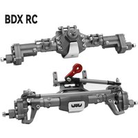New CNC Machined Aluminum Alloy Front and Rear Portal Axle for 1/10 RC Crawler Car Axial SCX10 II 90046 90047 Redcat GEN8 RGT