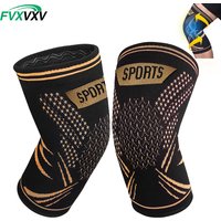 1Pair Breathable Copper Knee Braces for Men Women,Knee Supports Copper Compression Knee Sleeve for Knee Pain,Arthritis,Sports