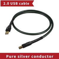 AUDIOMECA A110 Pure silver conductor 2.0 A to B USB cable DAC audio signal cable