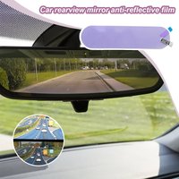 Rearview Mirror Anti Glare Film With Anti Fog Function Suit For Auto Night Reversing And Safety Driving Waterproof Rainproof