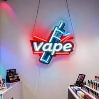 Vape Neon Sign USB Dimmable LED Neon Light for Smoke Shop Business Store Bar Pub Club Studio Man Cave Garage Bedroom Party Decor