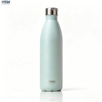 AliExpress TYESO Tyeso 1000ml Stainless Steel Cola-Shaped Sports Water Bottle Vacuum Insulated Thermal Cup Portable Bike Bottle Travel Tumbler