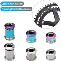 5Pcs Bicycle Chainring Bolt 6.5/8.5mm Bike Chainwheel Crew Mountain Bike Crank Screw Crankset Bolts Bicycle Accesories