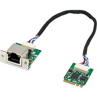 M.2 A+E 2.5Gbps Ethernet Networking Card Controller 2.5Gbps/1000/100Mbps Heat Management 2.5GBASE-T Networking Adapter