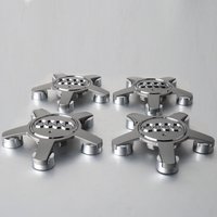 4PCS Car Styling Wheel Center Cap Hub Covers Badge Decoration For Audi A4 B5 B6 B7 B9 A1 A3 8V 8L A6 C5 C6 A5 A7 A8 Q3 Q5 Q7 TT