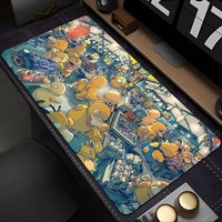 Mouse Pad Pokemon Psyduck 90x40cm rubber table Large Gamer Desk mat Computer Keyboard Pad XXL gaming accessories carpet mousepad