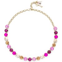 2023 Trendy Rhinestone Choker Gold Color Link Chain Colorful Crystal Pendant Necklace For Women Luxury Desinger zircon Jewelry