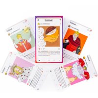 InsTarot 78 Social Lifestyle Caption Tarot Deck Fate Divination Tarot Cards FortuneTelling Card Games Party Board Game