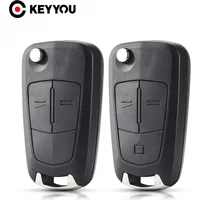 KEYYOU Free shipping For Opel Astra H Corsa D Vectra C Zafira 2 3 Buttons Remote Car Replacement Flip Key Shell Blank Case