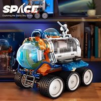 Space Series Building Blocks Rocket Model with Astronaut & Base Vehicle STEM Educational Toys for Kids Boys Girls Christmas Birt