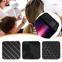 Carbon Fiber Patterned Stickers For Legion Go Gaming Console Stickers Cover Case Handheld Gaming Protector Accessories