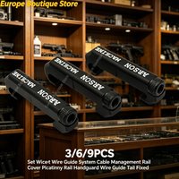 3/6/9PCS Wire Guide System Cable Management Picatinny Handguard Rail Cover Tail Fixed for Airsoft Wargame