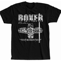 Boxer Motorcycle Engine Motorrad Racing T-Shirt Fashion Short-Sleeve Casual Tees Shirt Men Cotton Tshirt Streetwear Harajuku