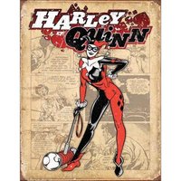 Signs 4 Fun SIG2203 Quinn Retro Metal Tin Sign, Red