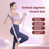 Elastic Stretch Belt Women Dance Yoga Flexible Adjustable Training Stretch Bands Non Slip Resistance Fitness Pull Straps