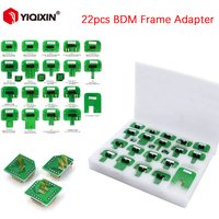 22pc BDM Frame Proframmer Adapter Full Set LED ECU RAMP Chip Tuning Diagnostic Probe For KTAG KESS FGTECH V54 BDM100 Repair Tool
