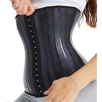 25 bones Waist Trainer Corset Latex Body Shapewear Women Tummy Shaper Belly Sheath Sllimming Belt Modeling Strap Weight Loss