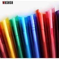 Multi-Colour Decorative Glass Film PET UV-Prevention Drop-Shipping Transparent For Home Office Store Window Tint-Film