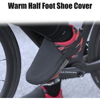 AliExpress 1Pair Foot Brace Cycling Shoe Covers Thermal Shoes Toe Cover Half Shoe Cover Water-Resistant for Mountain Road Cycling Shoes