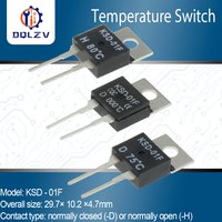 KSD-01F 40~150 Degree Celsius Normally Open Close Temperature Switch Thermostat Thermal Protector TO-220