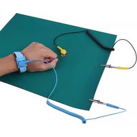 Anti Static Mat Electrostatic Discharge Anti-Static Wrist Strap Mat Set Grounding Wire for Computer PC Eelectronics Repair