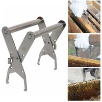 Iron Beehive Frame Holder Nest Box Clamp Durable Beekeeping Tool Honeycomb Frame Stand Bee Hive Fixture Beekeeping Supplies 1Pc