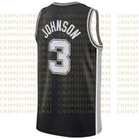 2026 Johnson #3 Basketball Shirt Men's Special Quick-drying Breathable Kids Parent-child Outfit Basketball Fan Tank Top