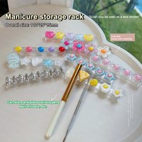 【Cartoon Nail Brush Holder Stand Salon Pen Rack Accessoire Brushes For Manicure Tool Nail Art Brush Holder Carrier Storage】