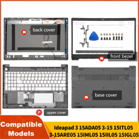 Nouvelles pièces pour Ideapad 3 15ARE05 15IML05 15IIL05 15IGL05 15ITL05 3-15ADA05 LCD couverture arrière lunette couvercle arrière repose-paume GS552 15.6 pouces