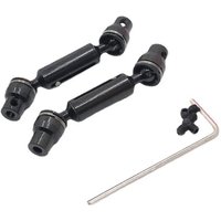 RC Car Parts Metal Upgrade Parts Front And Rear Drive Shafts Fit For WPL 1/10 C74 1/16 Remote Control Car Accessories