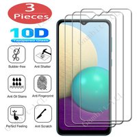 3Pcs Protection Glass For Samsung Galaxy A02 A03s A12 Nacho A22 4G 5G A32 A42 A52 A52s A72 Tempered Screen Protective Cover Film